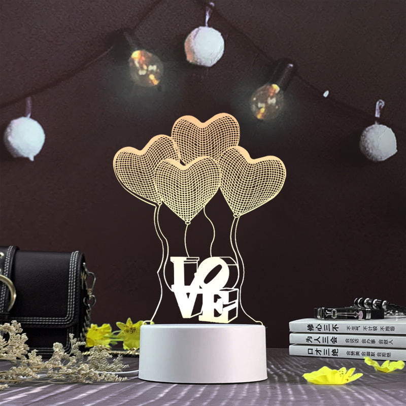 3D Cartoon Jellyfish USB Night Light with customizable design options, featuring acrylic lampshade and multiple lighting modes. Perfect for gifts, home decor, and creative lighting.