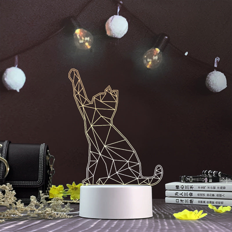 3D Cartoon Jellyfish USB Night Light with customizable design options, featuring acrylic lampshade and multiple lighting modes. Perfect for gifts, home decor, and creative lighting.