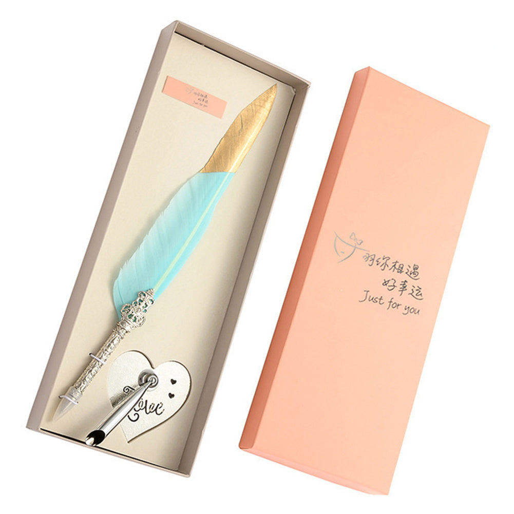**Water Pen Creative Gift – Elegant Metal Dip Pen Set**
A sophisticated **metal water pen** featuring a **dip pen ink supply system** for a smooth and creative writing experience. The **metal nib** ensures precision and durability. Packaged in a **luxurious gift box**, this pen set makes a perfect gift or personal accessory for writers, calligraphers, and artists.