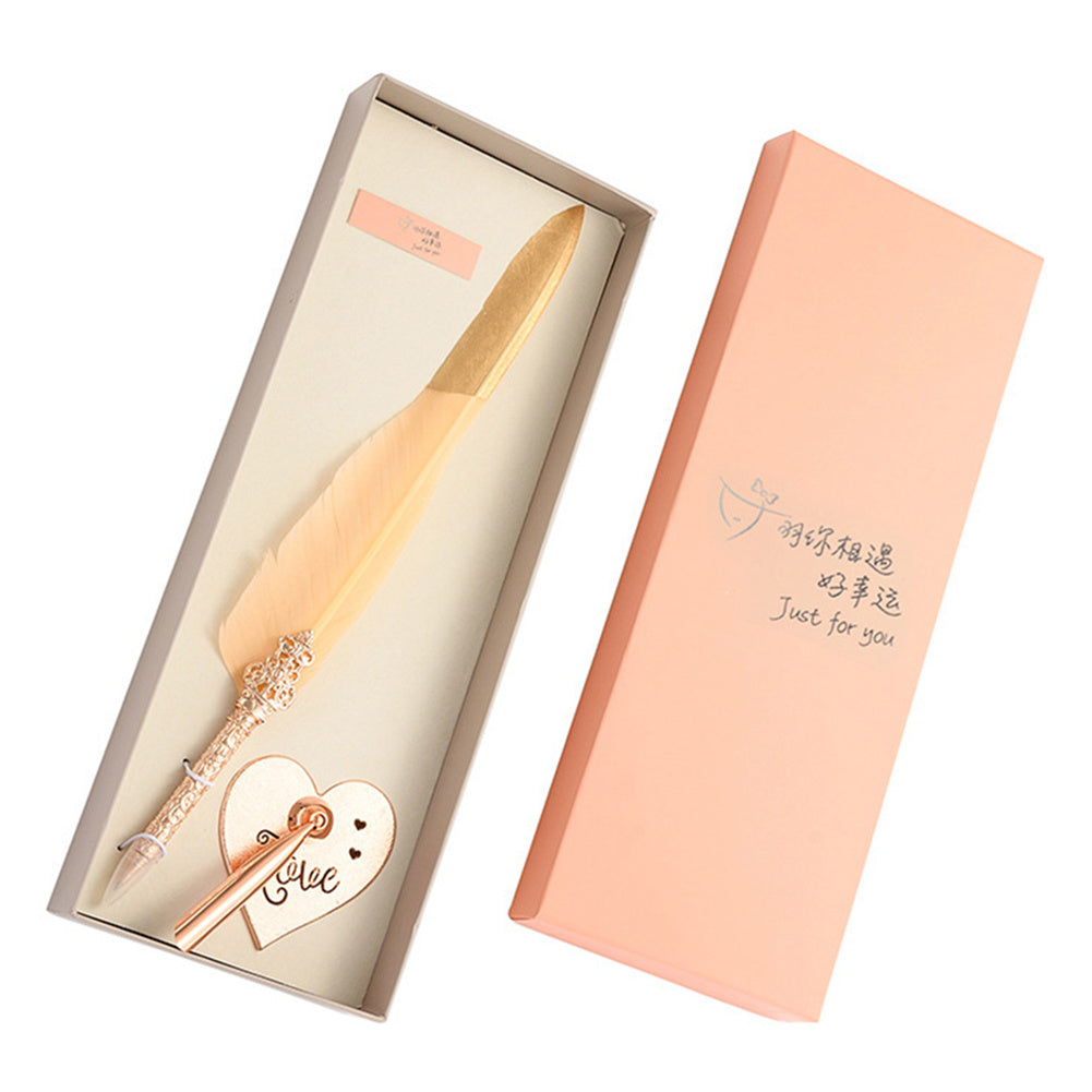 **Water Pen Creative Gift – Elegant Metal Dip Pen Set**
A sophisticated **metal water pen** featuring a **dip pen ink supply system** for a smooth and creative writing experience. The **metal nib** ensures precision and durability. Packaged in a **luxurious gift box**, this pen set makes a perfect gift or personal accessory for writers, calligraphers, and artists.