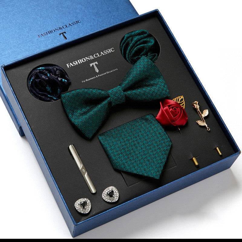 Men's tie featuring a sleek drop shape and arrow style, designed with high-quality printing. Ideal for formal occasions, presented in a stylish gift box. Dimensions: 145 x 7.5 x 3.5 CM.