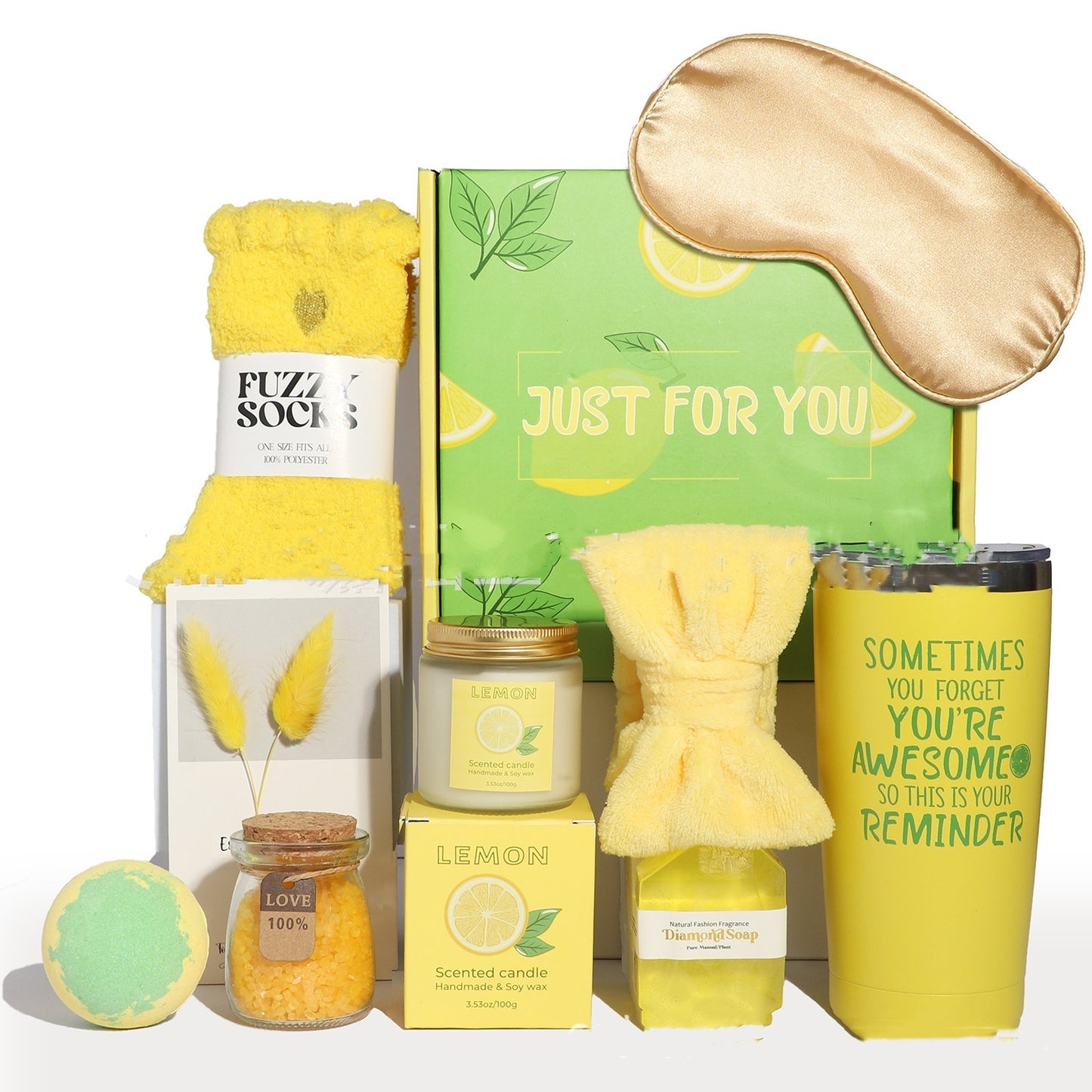Bring a refreshing burst of citrus goodness to your gift-giving with the Fresh & Zesty Lemon-Themed Birthday Gift Set. Perfect for those who appreciate modern simplicity and creative, unique presents, this set adds a fresh, vibrant touch to any celebration.