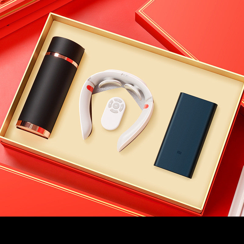Treat yourself or a loved one to the ultimate in relaxation and luxury with the Premium Massager, the perfect gift for festive occasions or corporate giveaways. This multifunctional gift set blends modern style and advanced technology for an unforgettable experience.