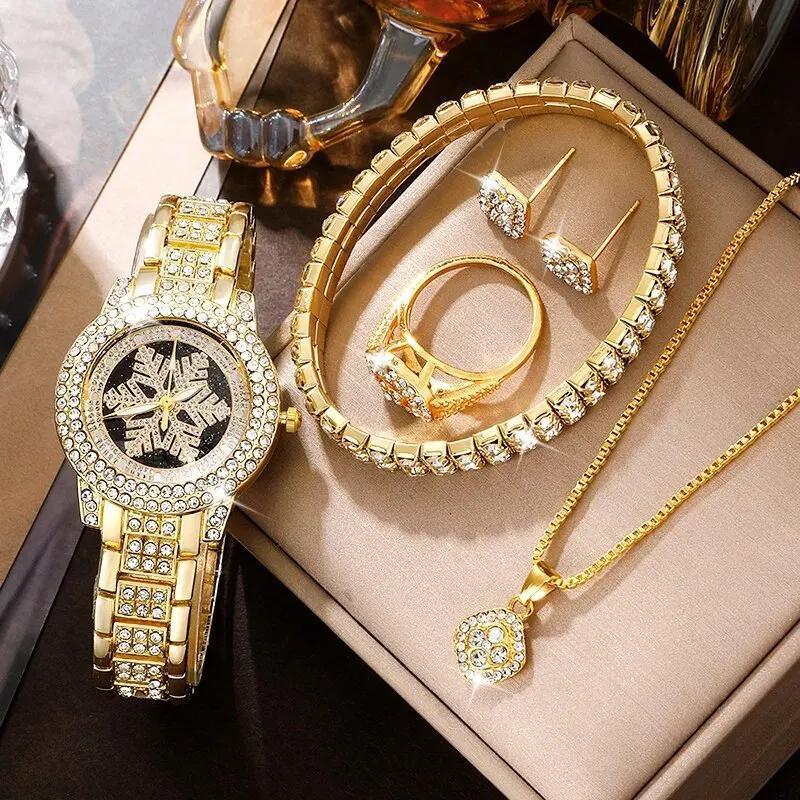 Snowflake luxury five-piece set, offering a stunning combination of elegance and sophistication for any occasion. #LuxurySet #SnowflakeDesign #ElegantCollection #FivePieceSet #SophisticatedStyle #TimelessElegance #LuxuryAccessories #ChicDesign