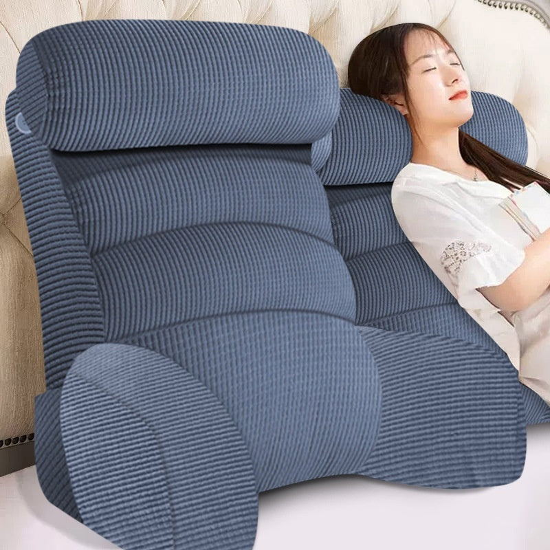 Bedside Soft Upholstery Pillow designed for neck and waist support, featuring a removable, washable cover and available in various stylish colors and sizes for ultimate comfort.