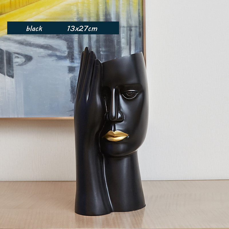 Twin ornaments resin vase, a perfect blend of light luxury and modern home décor to enhance any space. #ResinVase #LightLuxuryDécor #HomeAccessories #ModernVase #ElegantHomeStyle #LuxuryDecor #ChicInterior #DecorativeVase