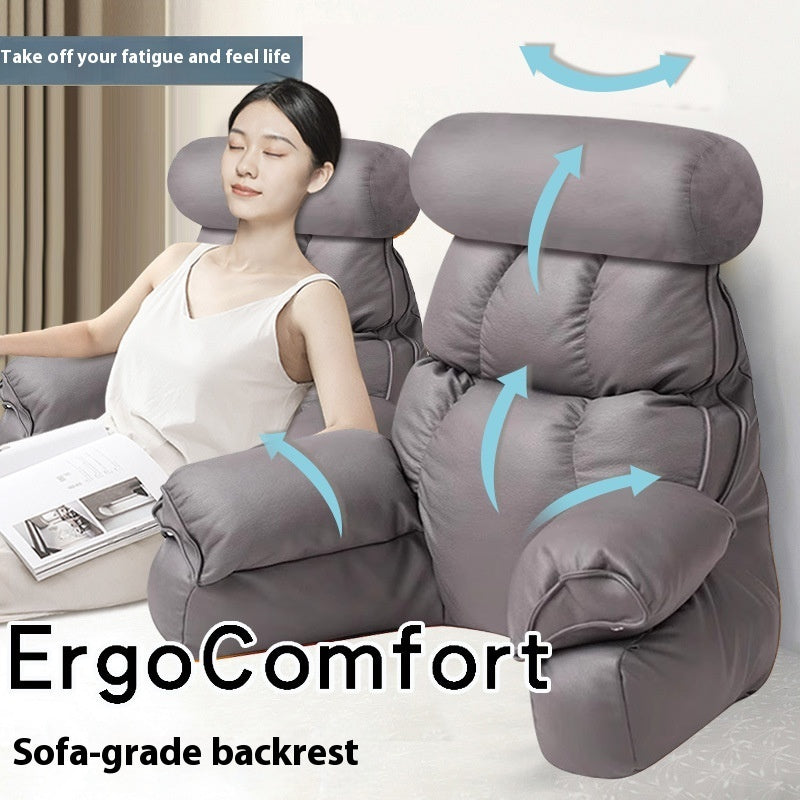Bedside Soft Upholstery Pillow designed for neck and waist support, featuring a removable, washable cover and available in various stylish colors and sizes for ultimate comfort.