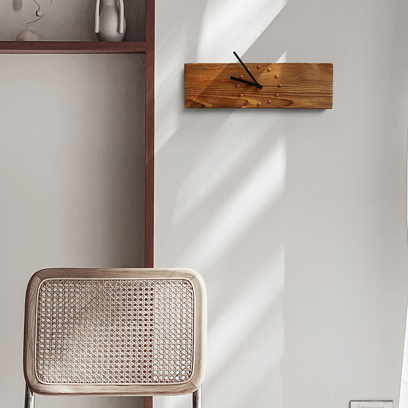 Add a touch of classic charm and timeless elegance to your living space with the Vintage Solid Wood Art Deco Rectangular Wall Clock. Designed to blend beautifully into your home décor, this sophisticated piece brings both functionality and style to any room.
