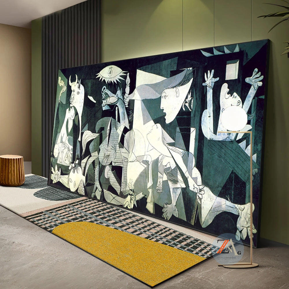 Bring the elegance of a gallery into your home with this stunning Gallery-Inspired Canvas Art, designed to elevate your living room décor. Crafted on oil canvas and created with spray painting techniques, this artwork embodies sophistication and modern artistry.