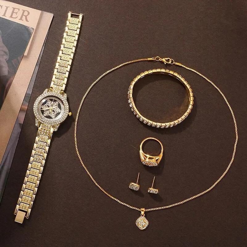 Snowflake luxury five-piece set, offering a stunning combination of elegance and sophistication for any occasion. #LuxurySet #SnowflakeDesign #ElegantCollection #FivePieceSet #SophisticatedStyle #TimelessElegance #LuxuryAccessories #ChicDesign