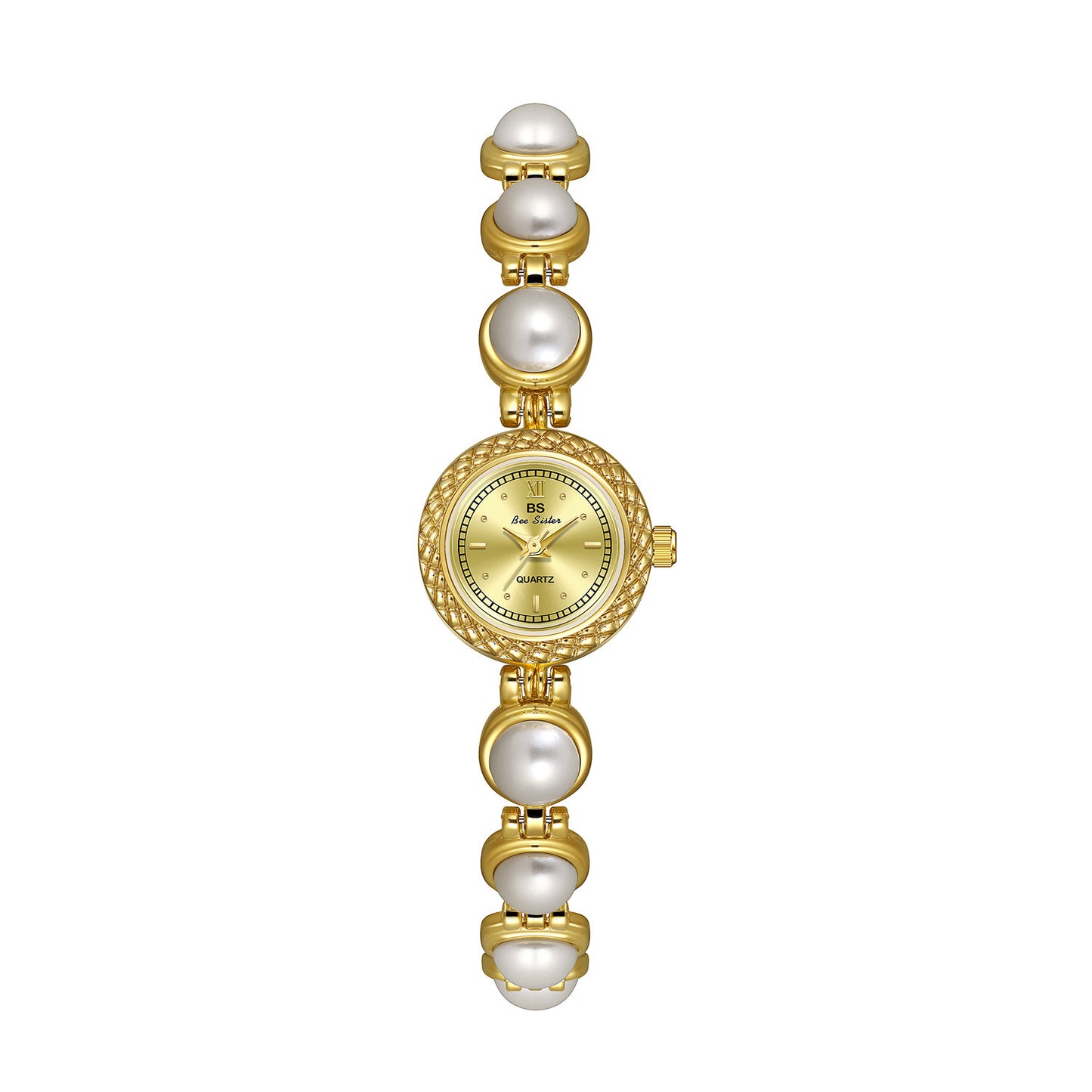 Pearl bracelet women's watch, offering timeless elegance with a fashionable twist for a chic and refined look. #PearlBraceletWatch #TimelessElegance #FashionableTwist #WomensWatch #ChicStyle #LuxuryTimepiece #ElegantAccessories #SophisticatedLook