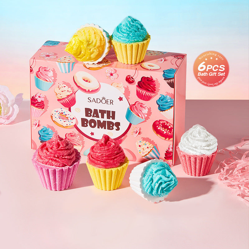 **Ice Cream Bath Salt Gift Set – Exfoliate & Refresh**  

Indulge in a luxurious bath with this **set of six 100g bath salt balls**, designed to **exfoliate, hydrate, and refresh** all skin types. Inspired by ice cream, these bath salts provide a fun, soothing experience while leaving your skin soft and glowing. Perfect for gifting or treating yourself! 🍨✨