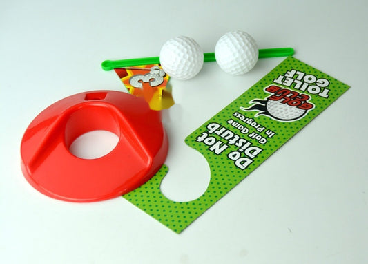 Mini Set Golf Sports Toys - Includes 2 golf balls, mat, flagstick, and putter for indoor fun