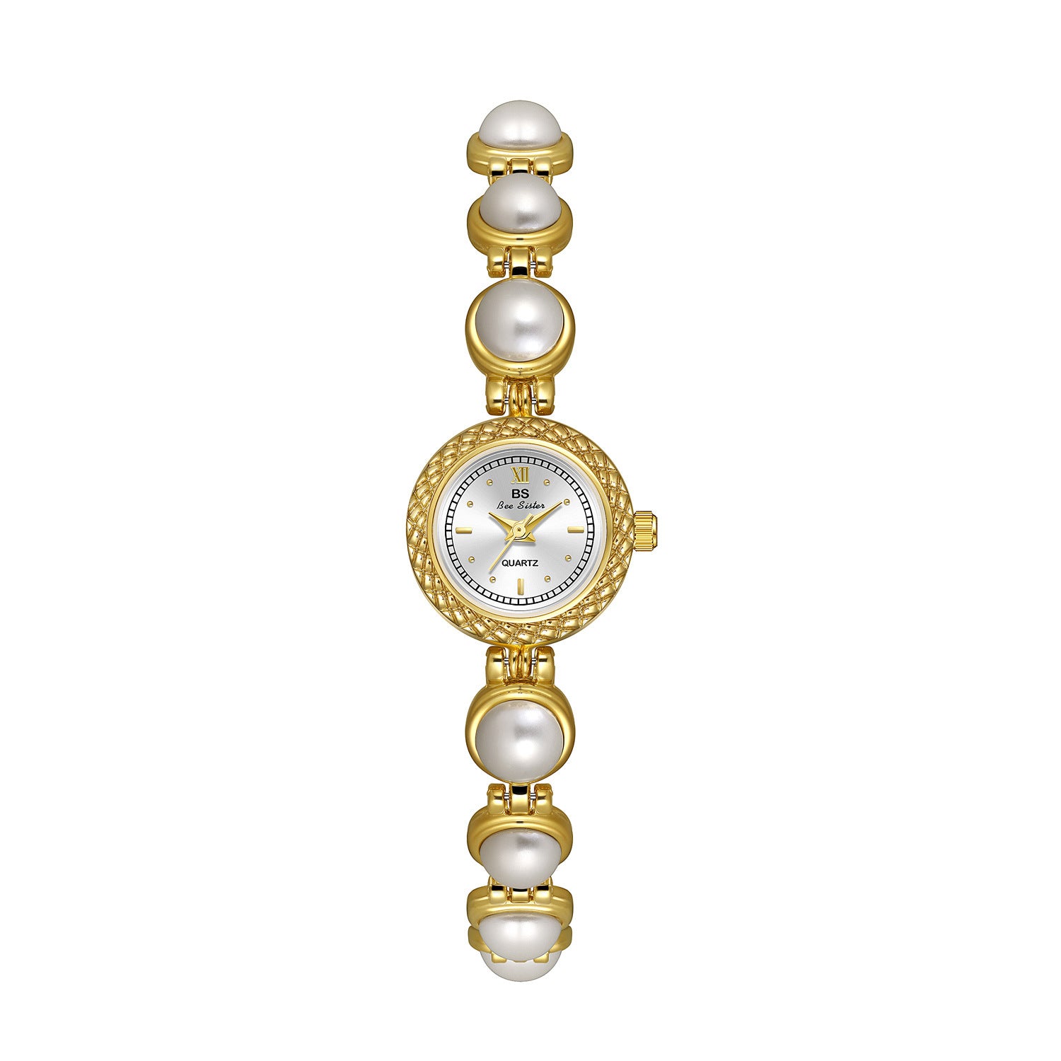 Pearl bracelet women's watch, offering timeless elegance with a fashionable twist for a chic and refined look. #PearlBraceletWatch #TimelessElegance #FashionableTwist #WomensWatch #ChicStyle #LuxuryTimepiece #ElegantAccessories #SophisticatedLook