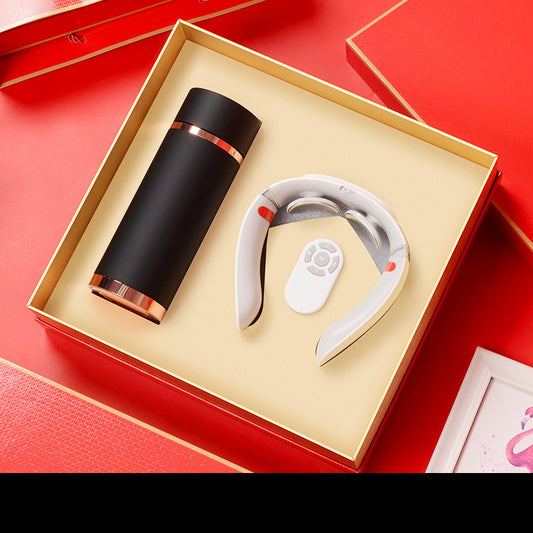 Treat yourself or a loved one to the ultimate in relaxation and luxury with the Premium Massager, the perfect gift for festive occasions or corporate giveaways. This multifunctional gift set blends modern style and advanced technology for an unforgettable experience.