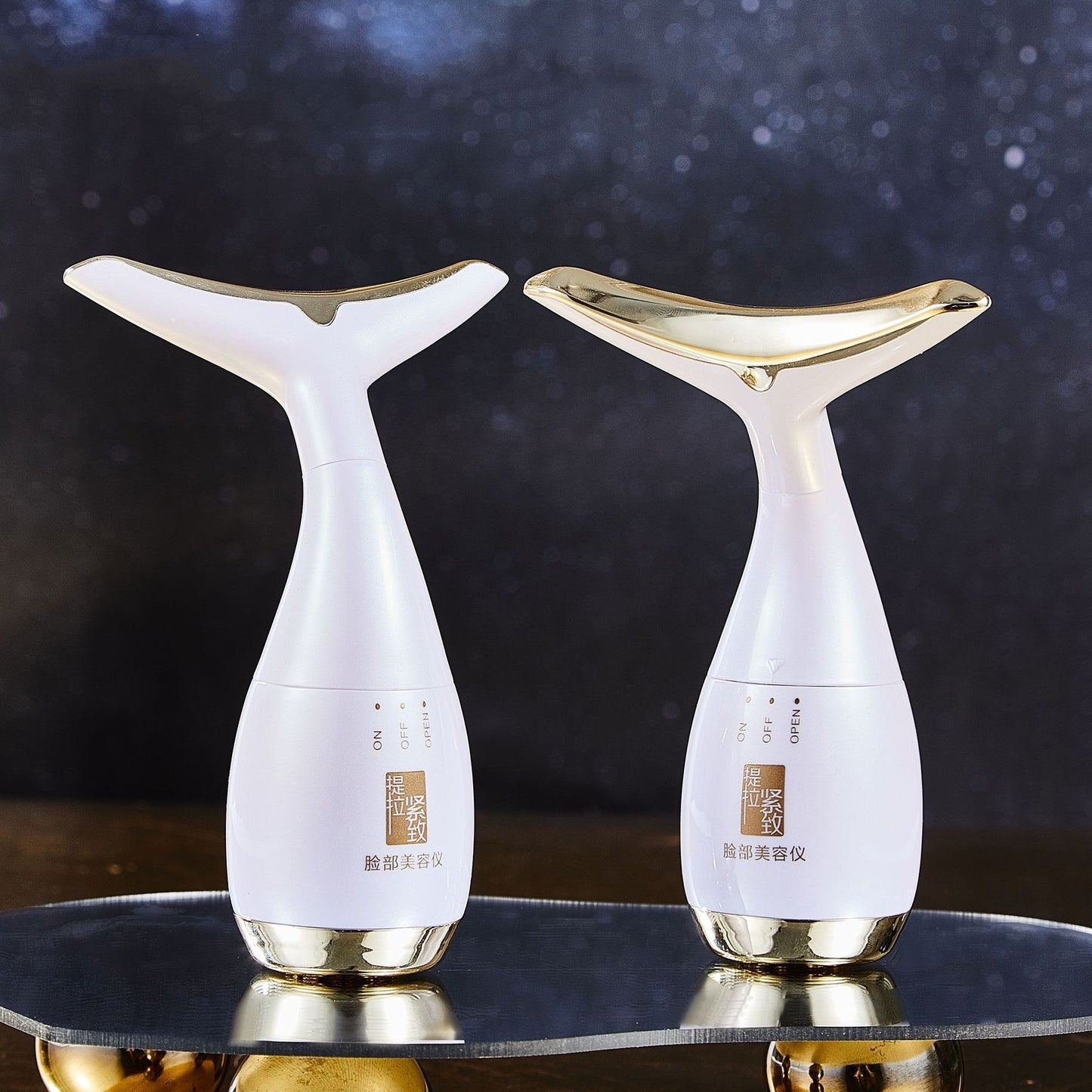 Beauty Instrument Fading Wrinkle – Ultrasonic vibrating device designed to reduce wrinkles and fine lines, promoting smoother, youthful skin. Battery-powered for easy use.