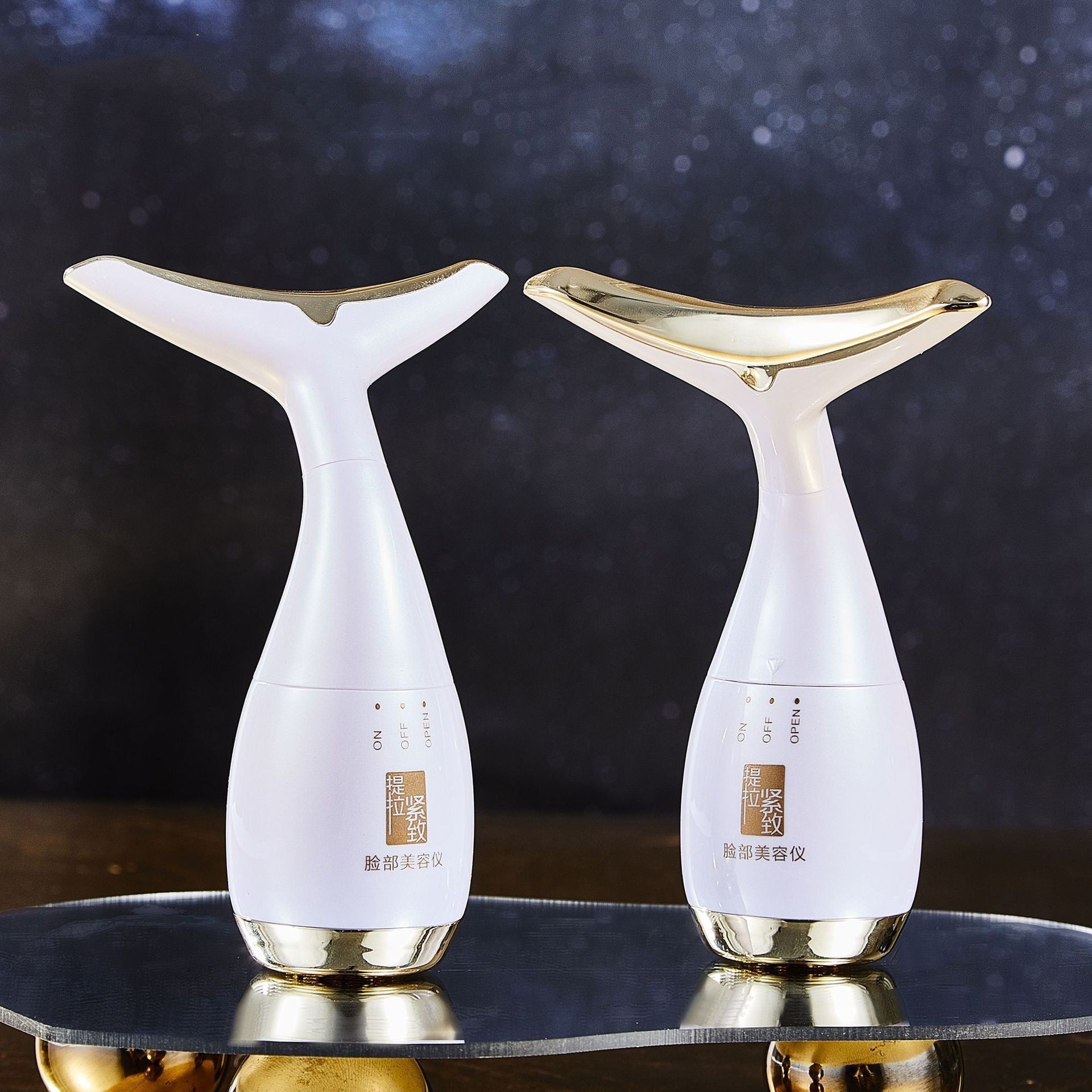 Beauty Instrument Fading Wrinkle – Ultrasonic vibrating device designed to reduce wrinkles and fine lines, promoting smoother, youthful skin. Battery-powered for easy use.
