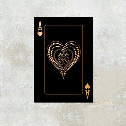 Add a touch of playful elegance to your living space with the Royal Poker Quotes wall art, featuring bold, yellow Queen and King poker quotes. These Nordic-inspired canvas prints bring a contemporary twist to your home décor, making a striking statement in any room.