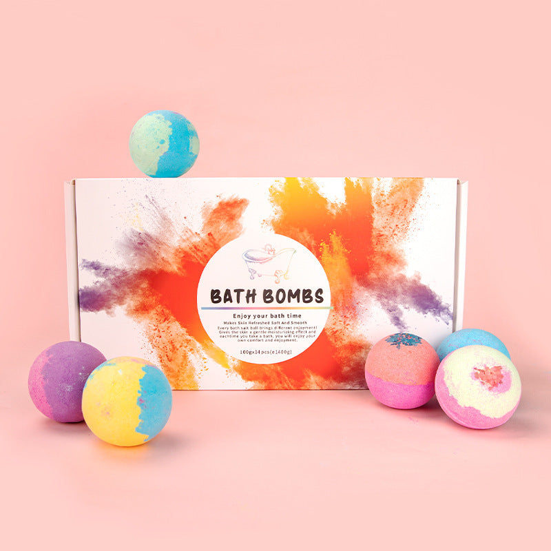 Transform your bath into a luxurious spa retreat with the 14-Piece Salt Bath Bomb Set. Infused with natural minerals, essential oils, and plant extracts, these effervescent bath bombs provide deep relaxation, skin nourishment, and a fragrant, soothing experience.