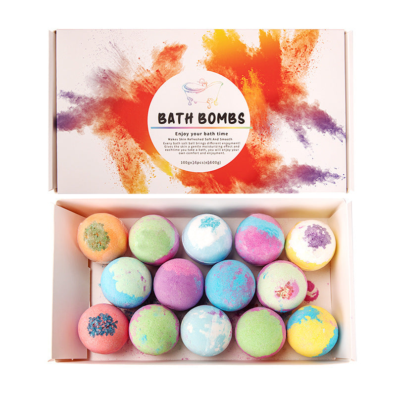 Transform your bath into a luxurious spa retreat with the 14-Piece Salt Bath Bomb Set. Infused with natural minerals, essential oils, and plant extracts, these effervescent bath bombs provide deep relaxation, skin nourishment, and a fragrant, soothing experience.