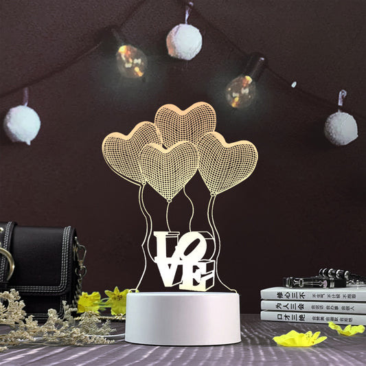 
3D Cartoon Jellyfish USB Night Light with customizable design options, featuring acrylic lampshade and multiple lighting modes. Perfect for gifts, home decor, and creative lighting.