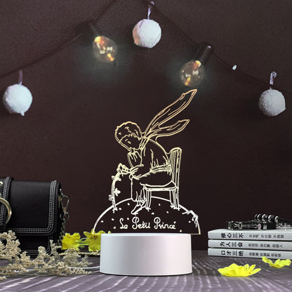 
3D Cartoon Jellyfish USB Night Light with customizable design options, featuring acrylic lampshade and multiple lighting modes. Perfect for gifts, home decor, and creative lighting.