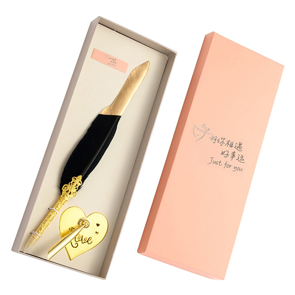 **Water Pen Creative Gift – Elegant Metal Dip Pen Set**  

A sophisticated **metal water pen** featuring a **dip pen ink supply system** for a smooth and creative writing experience. The **metal nib** ensures precision and durability. Packaged in a **luxurious gift box**, this pen set makes a perfect gift or personal accessory for writers, calligraphers, and artists.