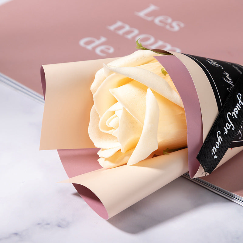 **Handmade Artificial Soap Flower Rose Bouquet – A Beautiful and Long-Lasting Gift of Love and Elegance.**