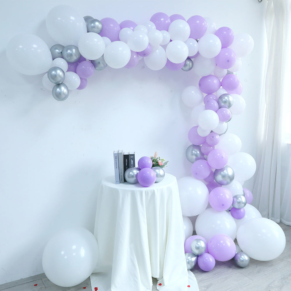 Elegant Macaron Purple Balloon Set – Perfect for Stylish Celebrations! 