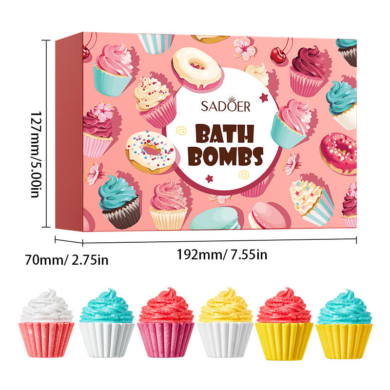 **Ice Cream Bath Salt Gift Set – Exfoliate & Refresh**  

Indulge in a luxurious bath with this **set of six 100g bath salt balls**, designed to **exfoliate, hydrate, and refresh** all skin types. Inspired by ice cream, these bath salts provide a fun, soothing experience while leaving your skin soft and glowing. Perfect for gifting or treating yourself! 🍨✨