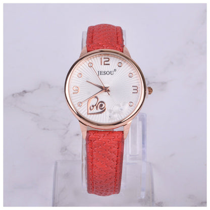 Fashion Creative Boutique Gift Set featuring a belt quartz watch, wallet, and brooch, designed for women with a stylish and functional touch, perfect for gifting.