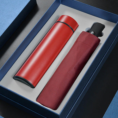 Business Umbrella Stainless Steel Mug Set