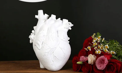Art Vase Heart Sculpture