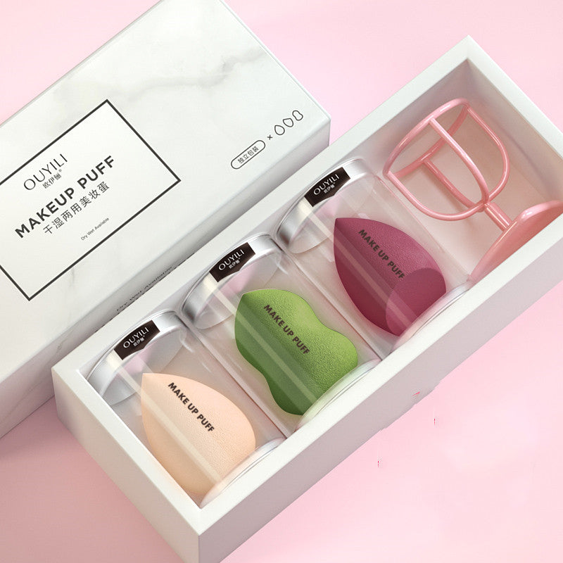 Beauty Sponge Puff Set – A variety of makeup sponges for flawless application, perfect for all skin types. Available in multiple color options for seamless blending.
