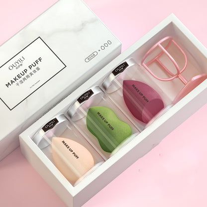 Beauty Sponge Puff Set – A variety of makeup sponges for flawless application, perfect for all skin types. Available in multiple color options for seamless blending.