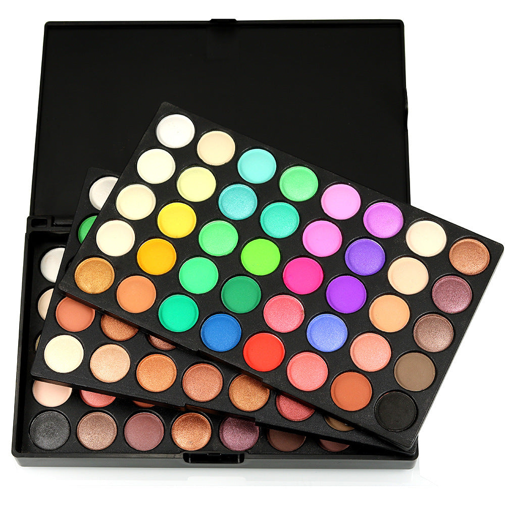 Perfect Professional 120 Colors Eyeshadow Palette featuring highly pigmented matte and shimmer shades, ideal for creating natural, bold, or smoky eye looks. Long-lasting, blendable, and suitable for both personal and professional use.