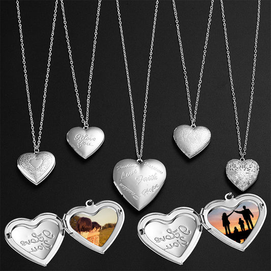 **Carved Design Love Necklace – Stylish & Elegant ❤️** A **creative carved love design** crafted from durable **alloy**, offering comfort and lasting wear. Available in a range of colors to suit your personal style. Perfect for adding a touch of elegance to any outfit. ✨
