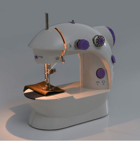 **Electric Mini Household Sewing Machine – Compact & Easy to Use! 🧵✨** A lightweight and portable sewing machine (20x15x10cm) with electric operation, classic straight stitching, and sewing cylinder functionality. Made from high-quality ABS, POM, and PC for durability. Features a built-in thread cutter, lighting, and power supply for convenience. Includes an English manual for easy setup—perfect for home sewing and DIY projects! 🪡
