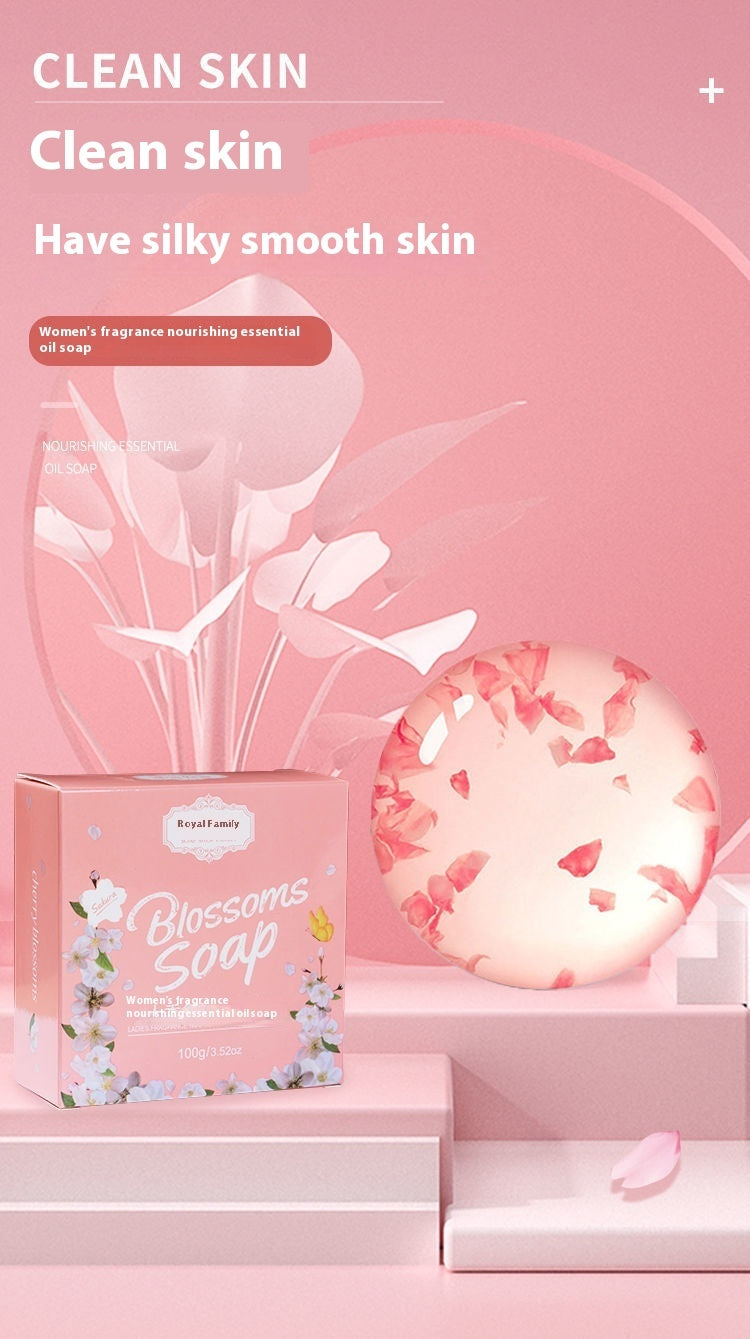 **Women's Rose Petals Handmade Soap – Luxurious handmade soap infused with real rose petals, perfect for neutral skin. Gently cleanses, nourishes, and refreshes.**