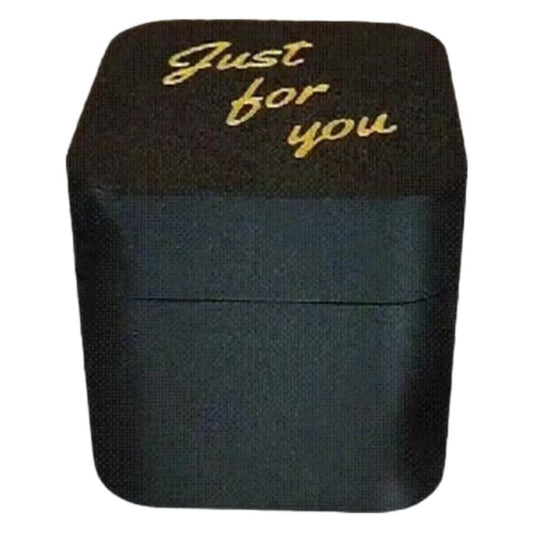 Humorous Spoof Middle Finger Surprise Gift Box with designs like middle finger, love, poop, and rose. 5cm plastic box perfect for gag gifts and pranks.