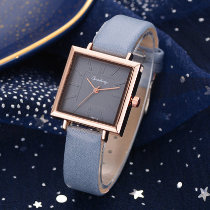 **Ladies Simple Pure Color Watch – Elegant & Functional**  

A sleek and stylish **28mm quartz watch** with a **spiral crown** and **ordinary glass mirror**. Features a **chronograph function** and a **pin buckle clasp** for a secure fit. Available in a variety of colors: **white, purple, green, blue, black, pink, and brown**. Ideal for adding a simple, elegant touch to any outfit.