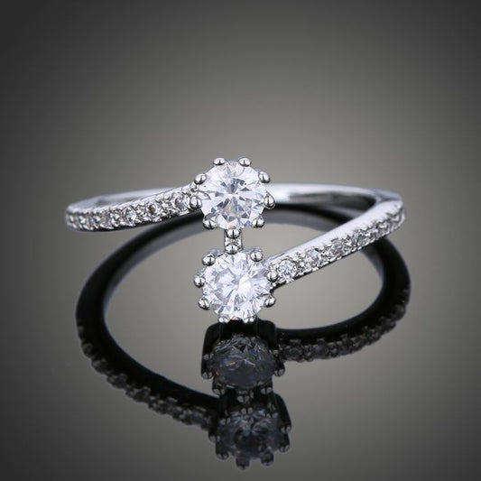 Celebrate your love with the Elegant Zirconia Wedding &amp; Engagement Ring, a stunning piece from our Luxury Bridal Collection. This exquisite ring is designed to symbolize the beauty and commitment of your union, crafted with attention to every detail to ensure timeless elegance.