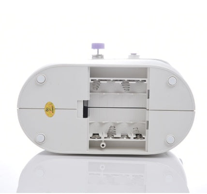 **Electric Mini Household Sewing Machine – Compact & Easy to Use! 🧵✨** A lightweight and portable sewing machine (20x15x10cm) with electric operation, classic straight stitching, and sewing cylinder functionality. Made from high-quality ABS, POM, and PC for durability. Features a built-in thread cutter, lighting, and power supply for convenience. Includes an English manual for easy setup—perfect for home sewing and DIY projects! 🪡