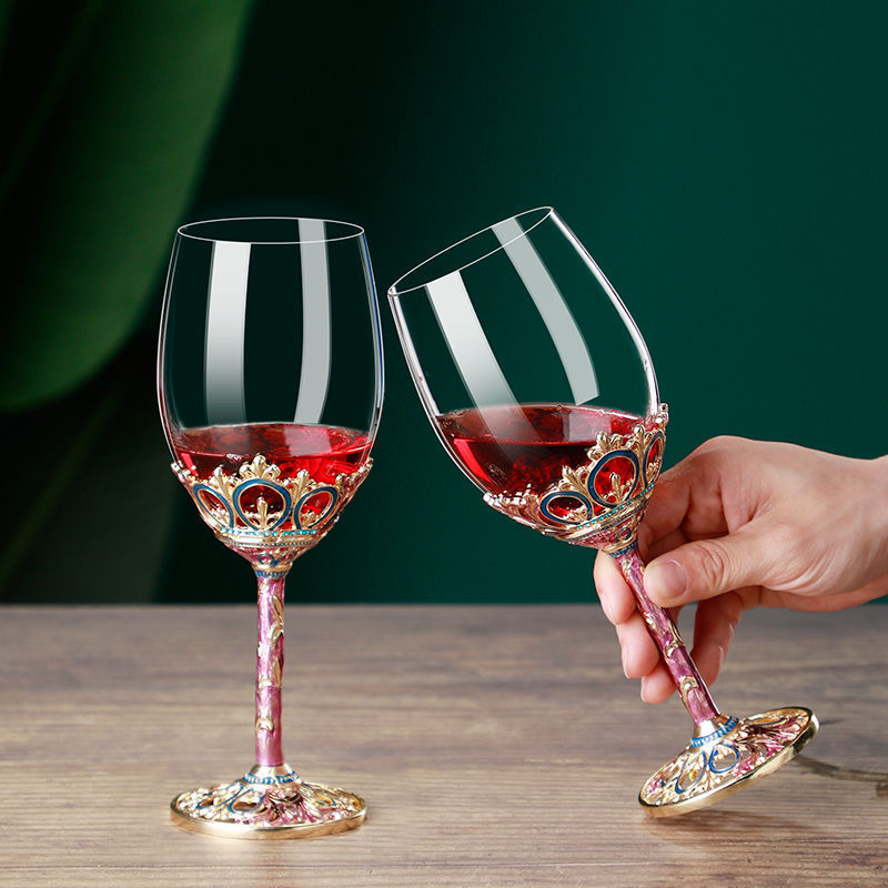 Canzhuo wine glass decanter set featuring elegant European-style red wine glasses (301-400ml) in a gift box, available in various sets with options for custom logo printing.