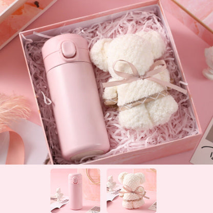 Elegant pink marble gift box set designed for business gifts, corporate events, and holidays, perfect for weddings, birthdays, and special occasions.