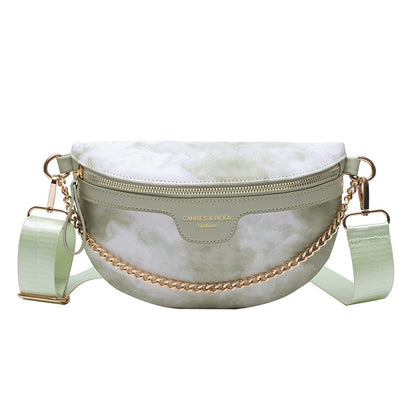 "Cross Body Handbag – A stylish medium-sized bag made from PU material with nylon texture. Available in pink, green, and blue, featuring a zipper closure, internal document bag, and an adjustable 120cm shoulder strap. Perfect for street chic fashion."