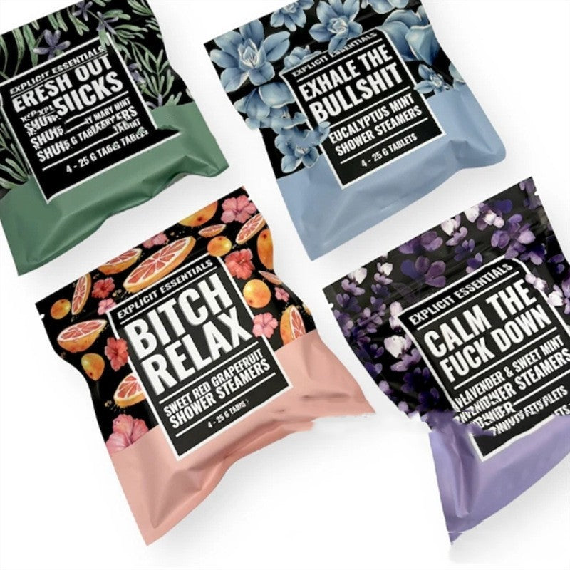 **Shower Steamers Gift Set – Aromatherapy for Your Shower**  

Elevate your shower with this **luxurious steamer set**, featuring **Lavender Menthol, Rosemary Menthol, Pink Grapefruit, and Eucalyptus** scents. Infused with essential oils, each steamer releases a refreshing aroma for relaxation and rejuvenation. Simply place in the shower, let the steam activate, and enjoy a spa-like experience!