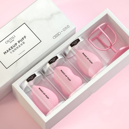 Beauty Sponge Puff Set – A variety of makeup sponges for flawless application, perfect for all skin types. Available in multiple color options for seamless blending.