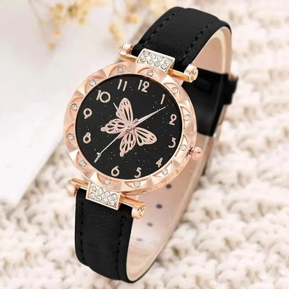Elegant Women's Quartz Watch Set with a sleek metal design, slim 9mm dial, and adjustable 9-inch strap. Available in multiple styles, including a watch-only option or a matching bracelet set, perfect for casual and sophisticated looks.
