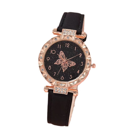 Elegant Women's Quartz Watch Set with a sleek metal design, slim 9mm dial, and adjustable 9-inch strap. Available in multiple styles, including a watch-only option or a matching bracelet set, perfect for casual and sophisticated looks.